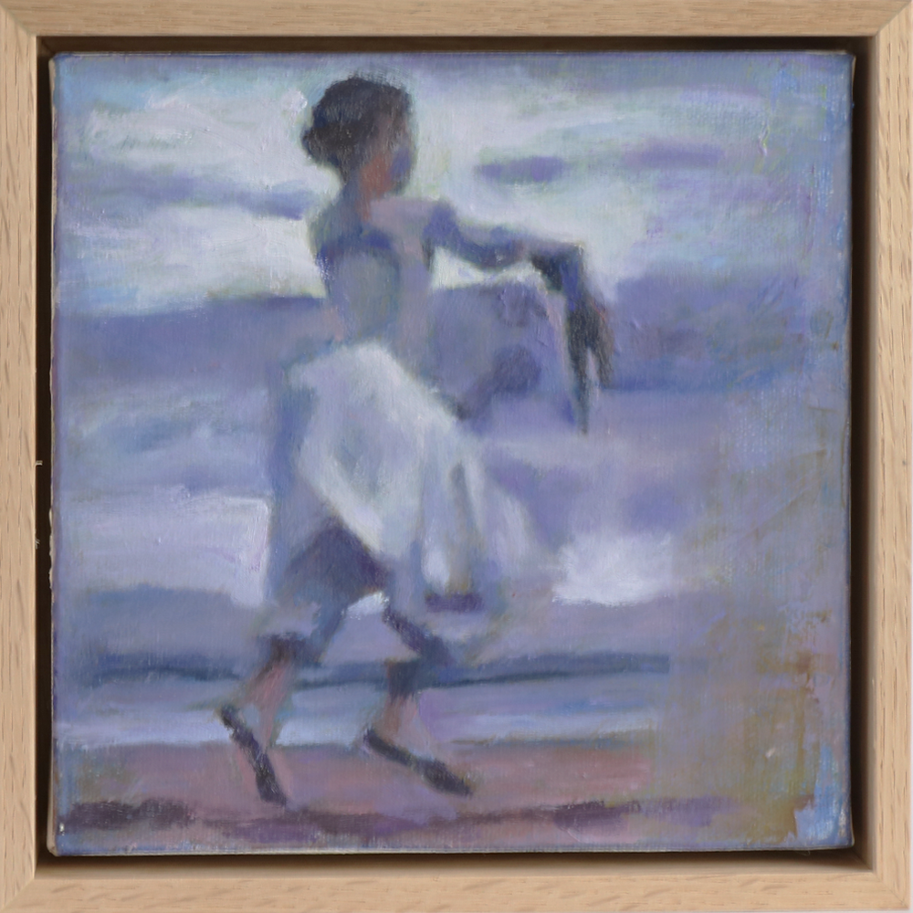 Piano 3 Oil on Canvas, Framed Belinda Wilson