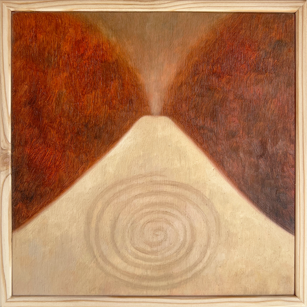 Turua Gallery | Turua Tiny Show 2025 | Purge Before the Calm  Charlotte Robertson | painting