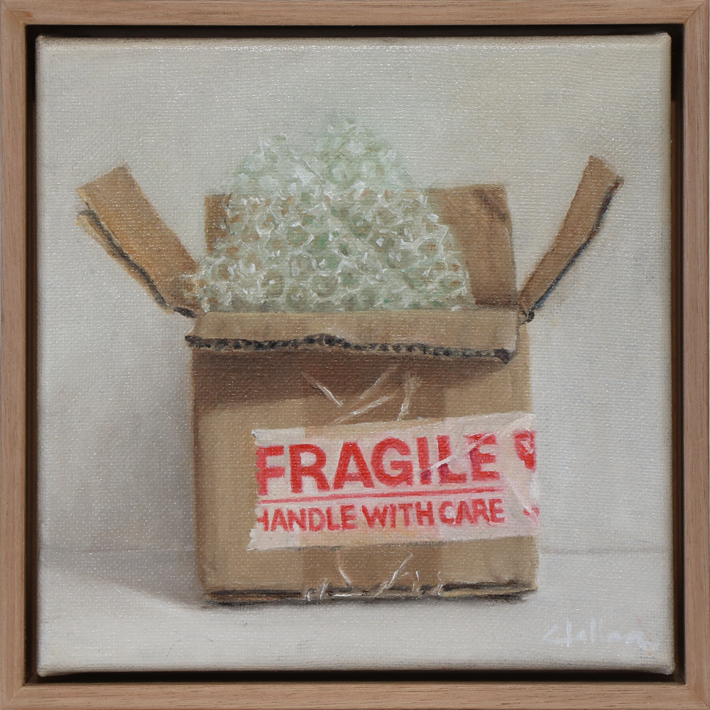 Handle With Care Painting | Dean Wallace | Tiny Turua Show 2024