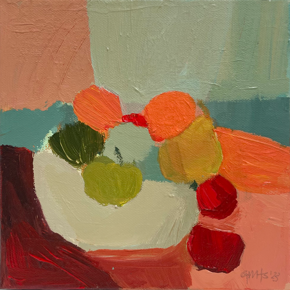 Fruit Jewels Acrylic on canvas Georgina Hoby Scutt