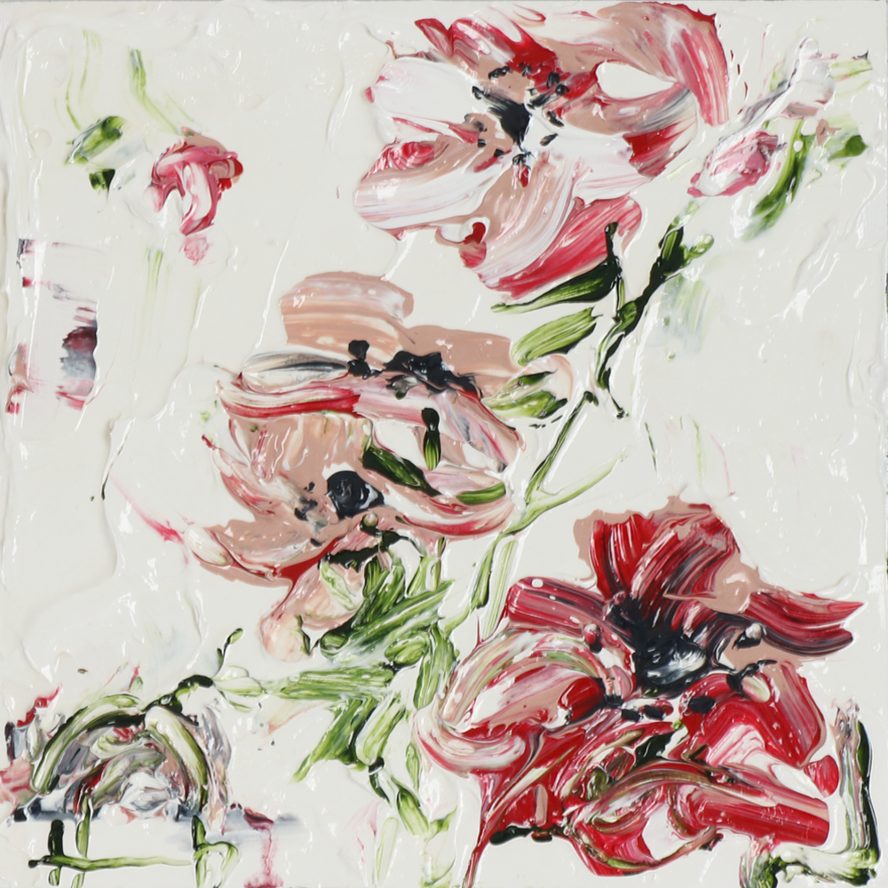 Through The Haze 2 Hannah Jane Acrylic on canvas textured painting