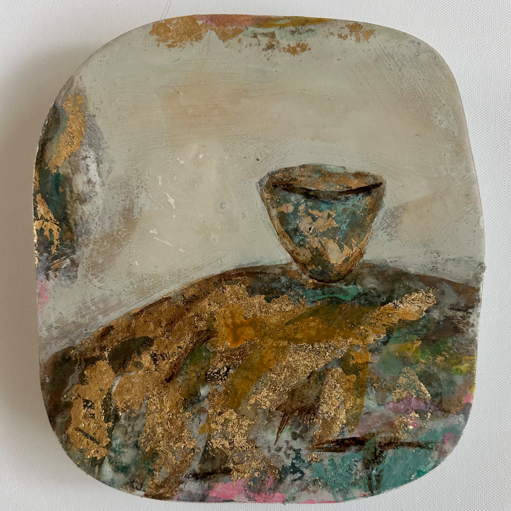 Jody Hope Gibbons | Turua Tiny Show 2025 | Tablet 4 | Original Painting | Turua Gallery