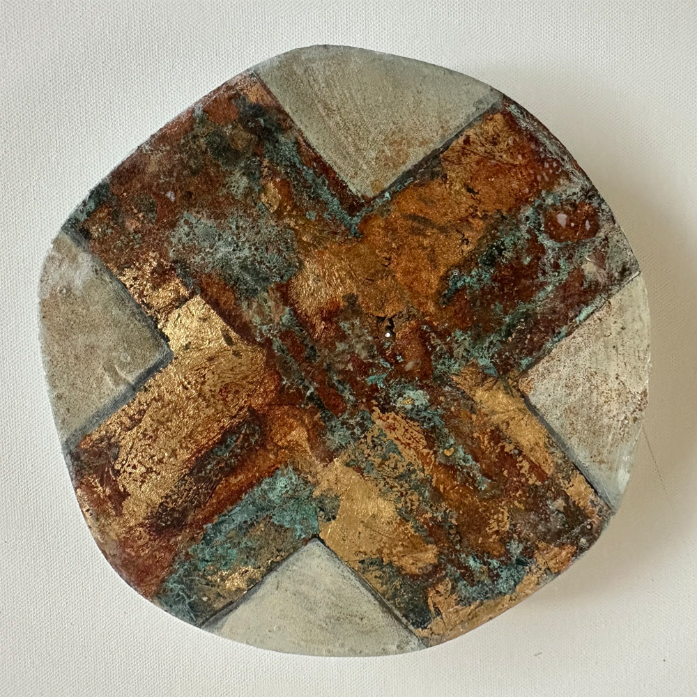 Jody Hope Gibbons | Tablet 7 | Turua Tiny Show 2025 | Turua Gallery | Original Painting