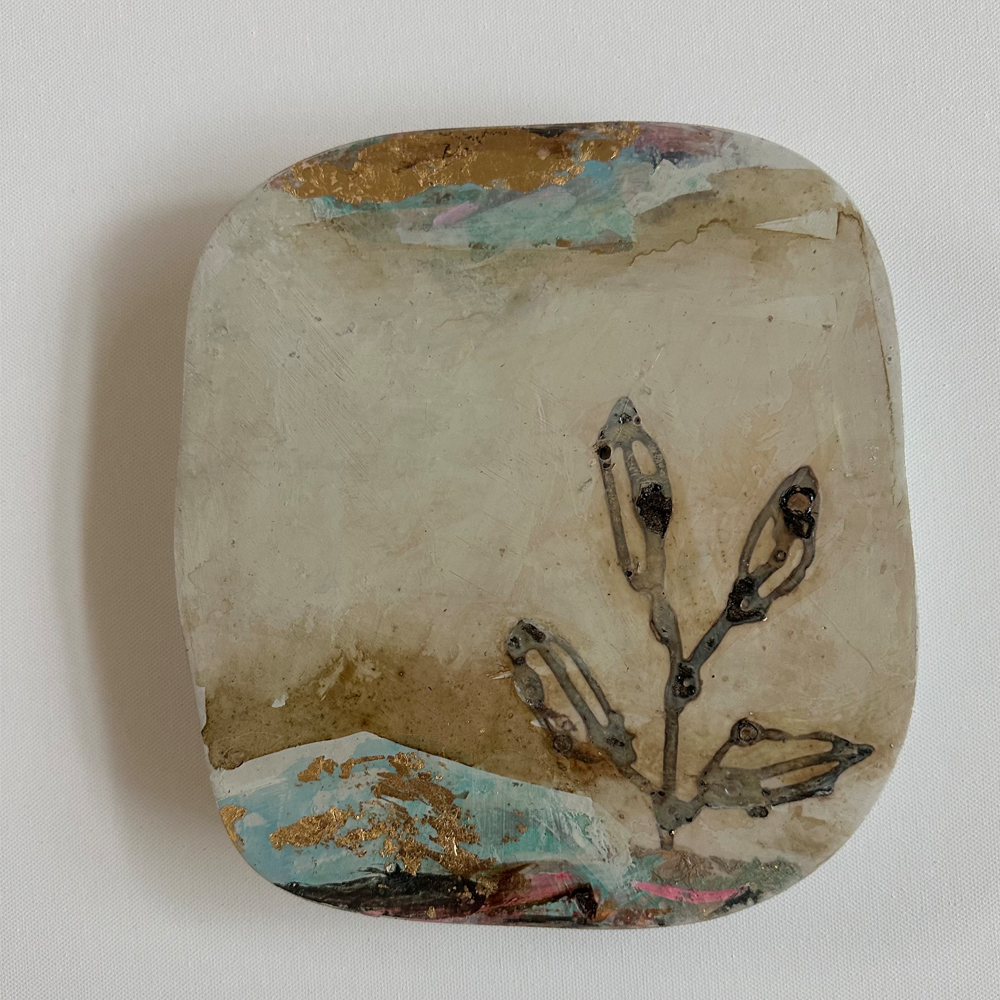 Jody Hope Gibbons | Tablet 2 | Turua Tiny Show 2025 | Original Painting | Turua Gallery