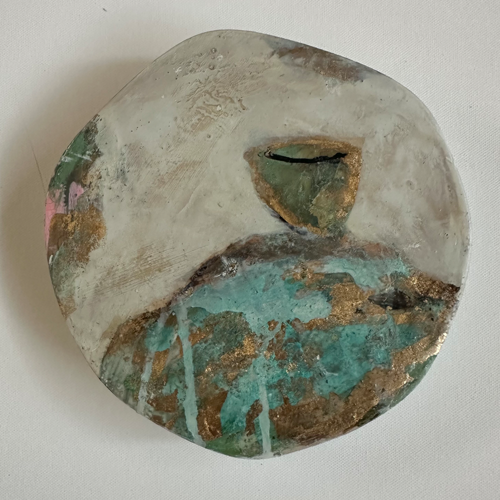 Jody Hope Gibbons | Tablet 8 | Turua Tiny Show 2025 | Turua Gallery | Original Painting