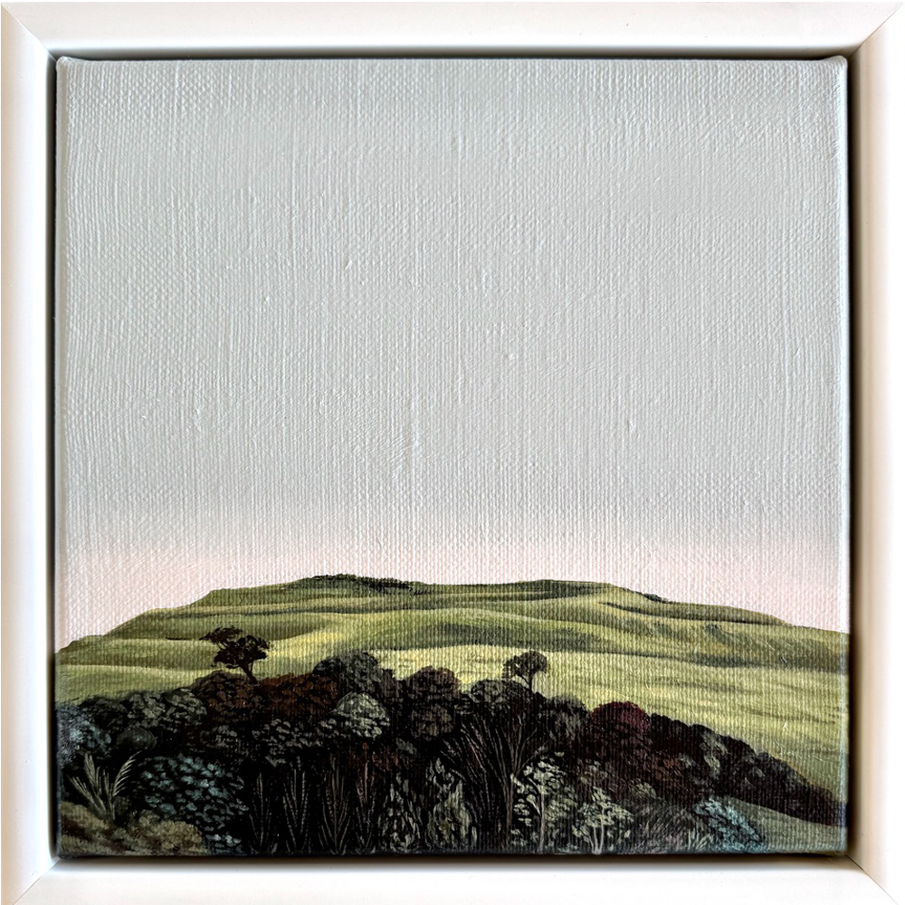 Small Beneath the Sky | Judith Milner | Turua Gallery | Turua Tiny Show 2025 | painting