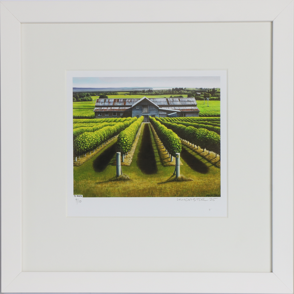 Te Mata | Josh Lancaster | Limited Edition Print Framed | Turua Tiny Show 2025 | Turua Gallery