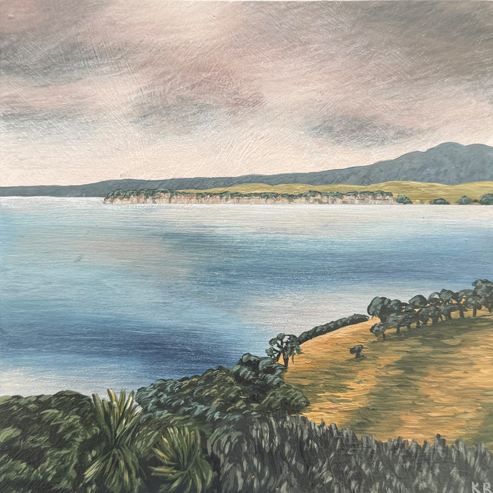 Kylie Rusk | From Mudbrick | Turua Tiny Show 2025 | Turua Gallery | Original Painting | 