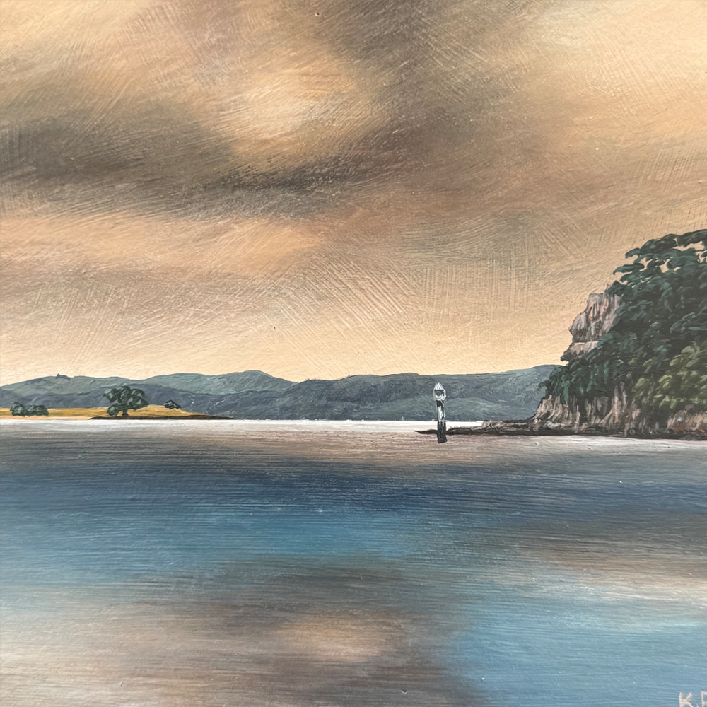 Kylie Rusk | St Heliers Point | Turua Tiny Show 2025 | Turua Gallery | Original Painting | 