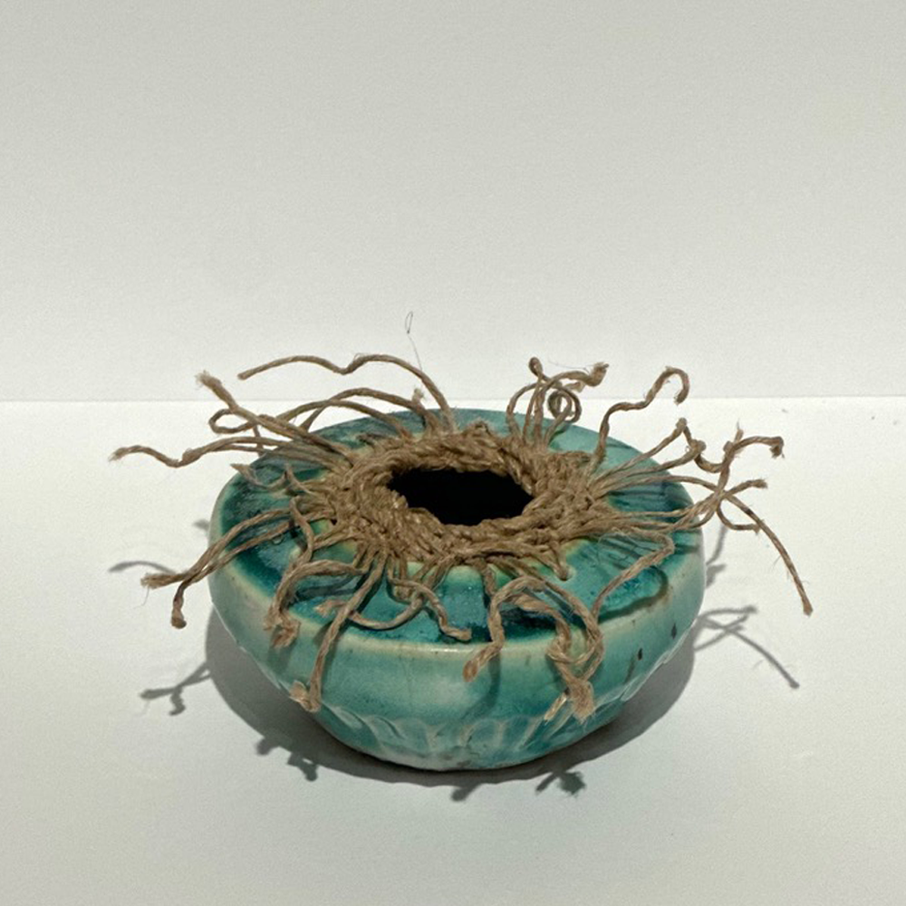 Shades of the sea 2 | Michelle Huizinga | Turua Gallery | Turua Gallery Tiny Show 2025 | ceramic