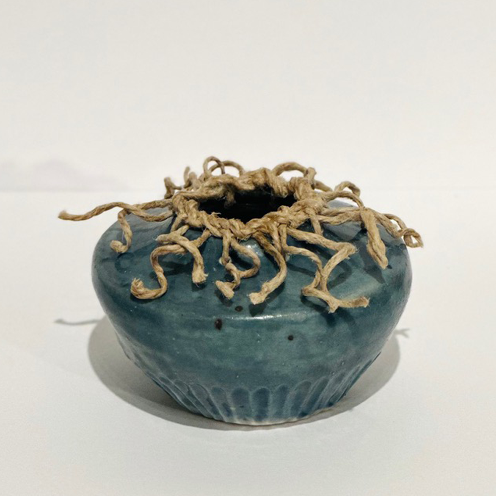 Shades of The Sea 4 | Michelle Huizinga | Turua Gallery | Turua Tiny Show 2025 | ceramic