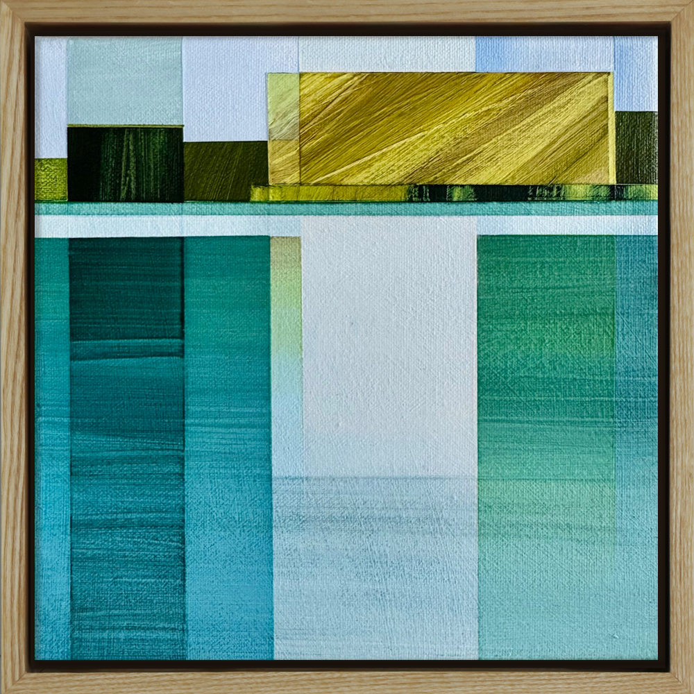 Michelle McIver | Browns Island | Original Painting | Turua Tiny Show 2025 | Turua Gallery