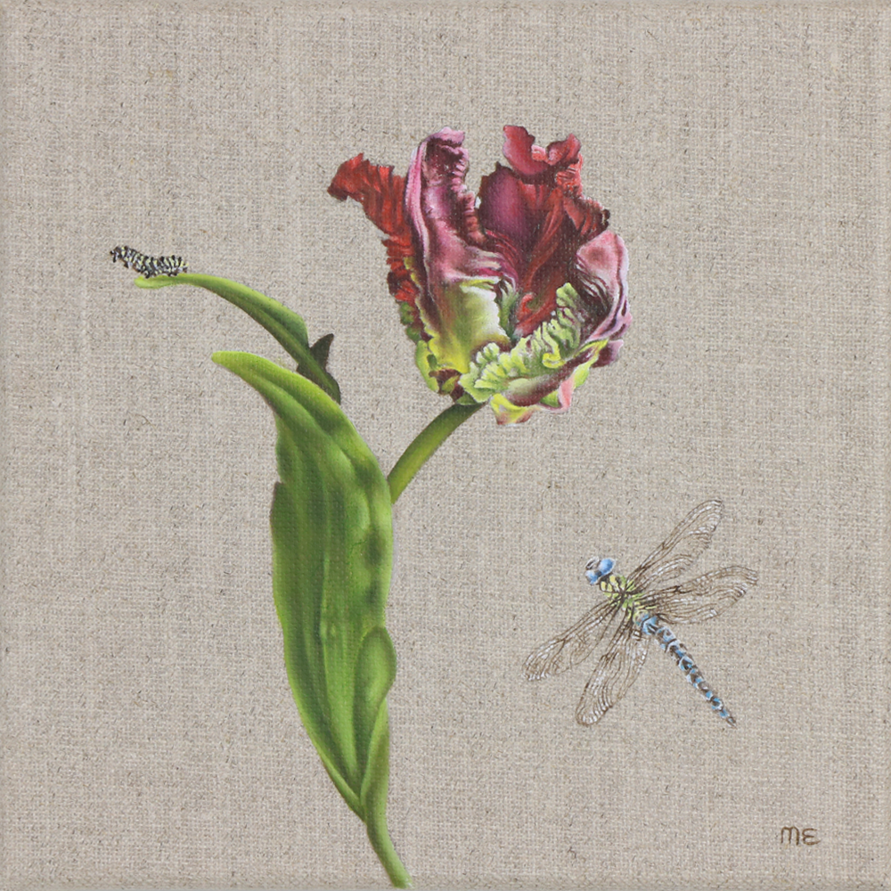 Awakening from the muffled sleep, oil on linen, margaret emsley