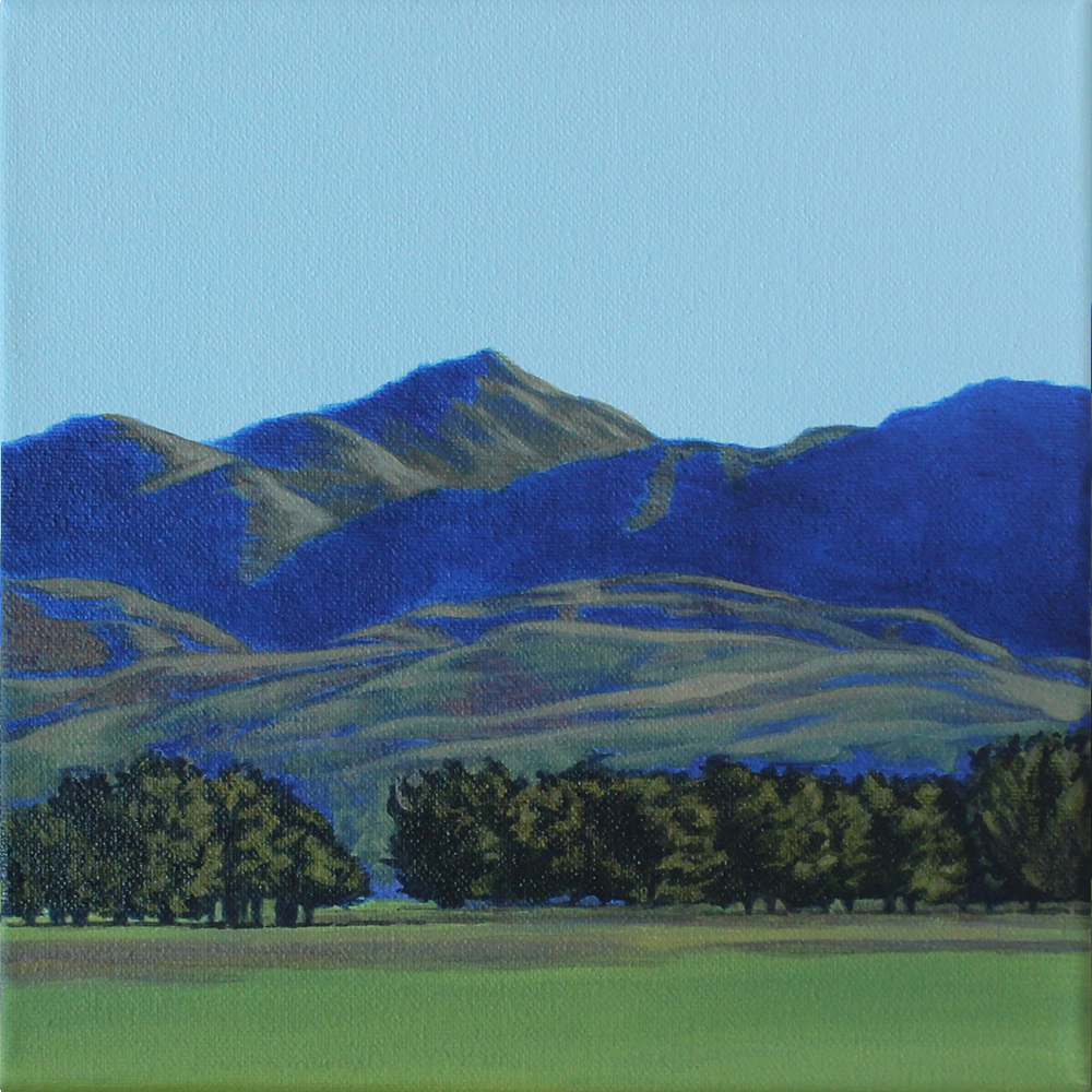 Road Trip to Hamner Springs Study 3, acrylic on canvas, maria napier