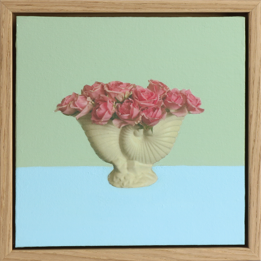 Nostalgia 3, Acrylic and photographic transfer on board with sealer, Philina Den Dulk