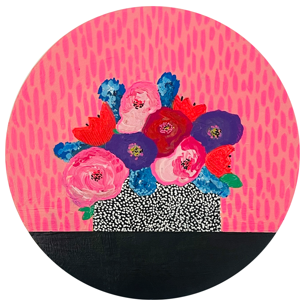 Blooming II | Paintings | Philina Den Dulk | Turua Tiny Show 2024