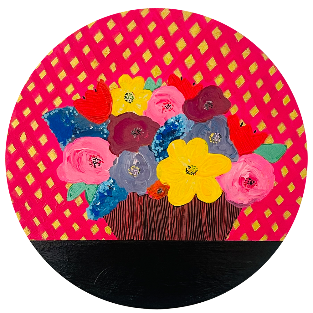 Blooming III | Paintings | Philina Den Dulk | Turua Tiny Show 2024