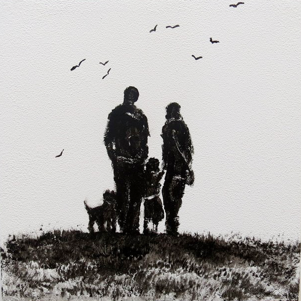 Robin Ranga | To Wander to Wonder | Acrylic on board | Turua Tiny Show 2025 | Turua Gallery