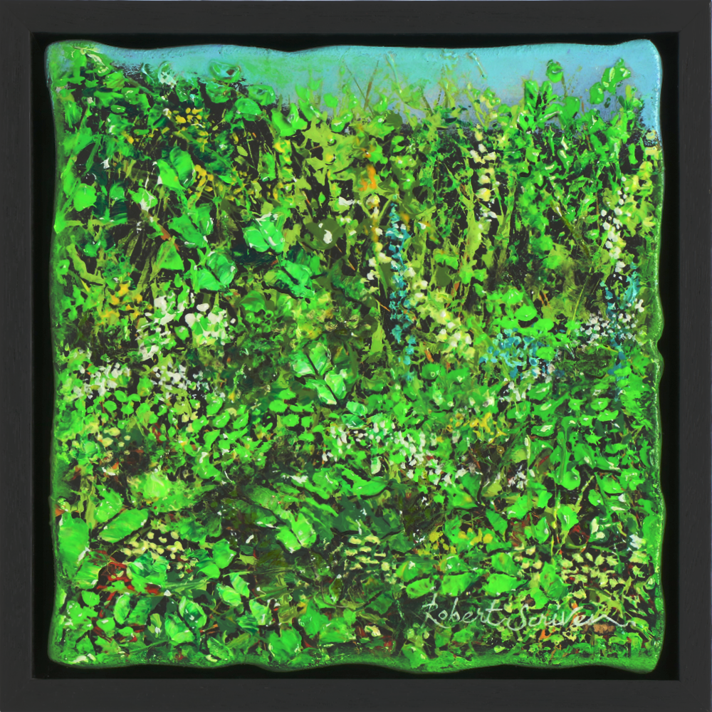 Caterpillar Country Robert Scriven Acrylic on board painting 