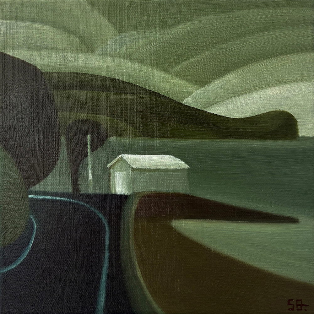 Little Huia | Sean Beldon | Turua Gallery | Turua Tiny Show 2025 | painting