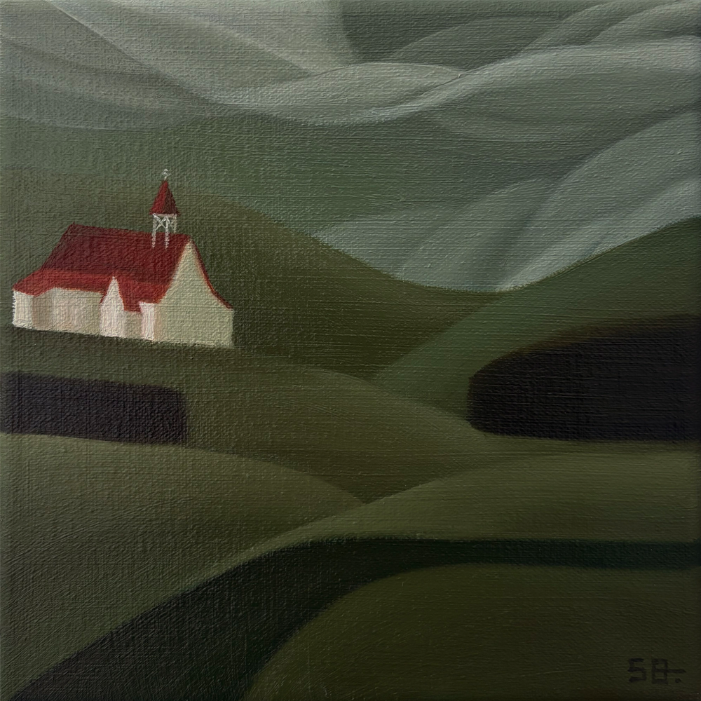 Mititai Road | Sean Beldon | Turua Gallery | Turua Tiny Show 2025 | painting