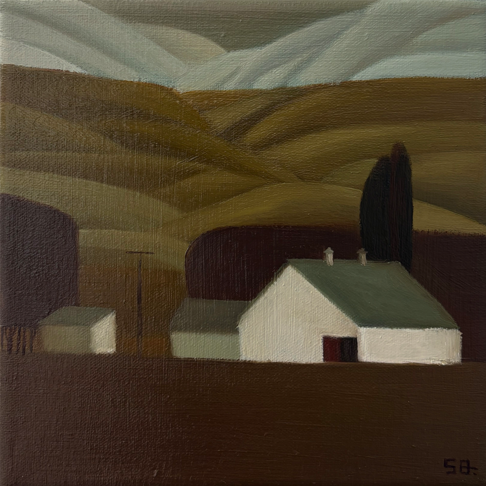 Te Aute Road | Sean Beldon | Turua Gallery | Turua Tiny Show 2025 | painting