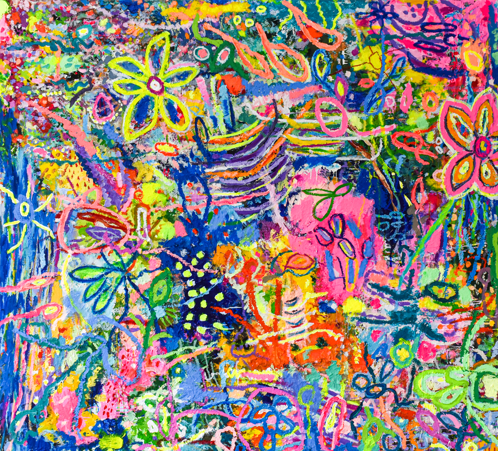 Dazzling Blooms | Maico Camilo | Unapologetically Dazzling | Original Artwork | Solo Exhibition | Turua Gallery