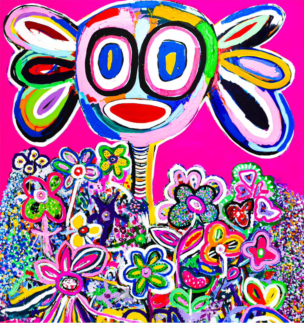 Flower Girl | Maico Camilo | Unapologetically Dazzling Solo Exhibition | Turua Gallery | Original Artwork 