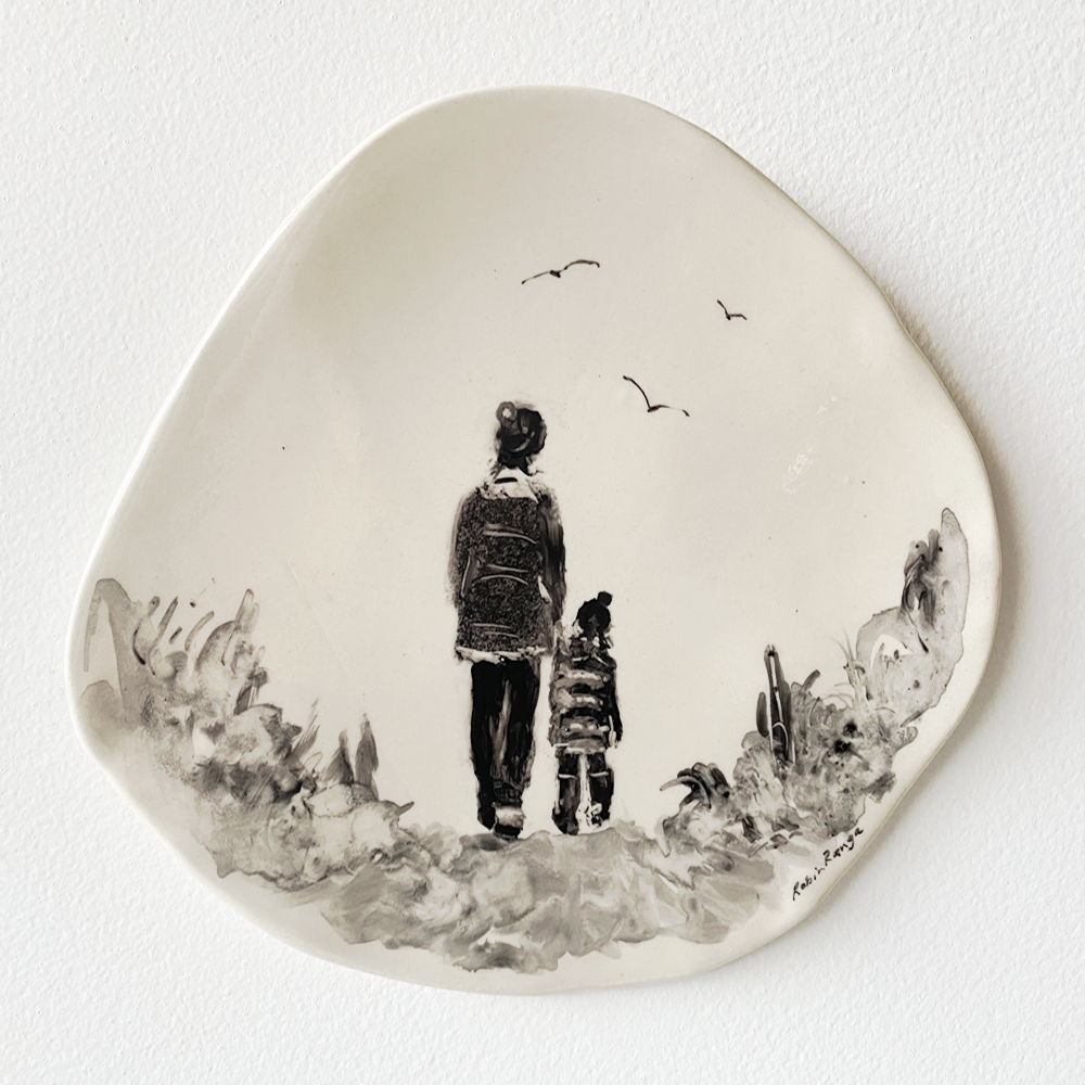 There Is Only One Of Me #209 Robin Ranga Ceramic wall plaque 