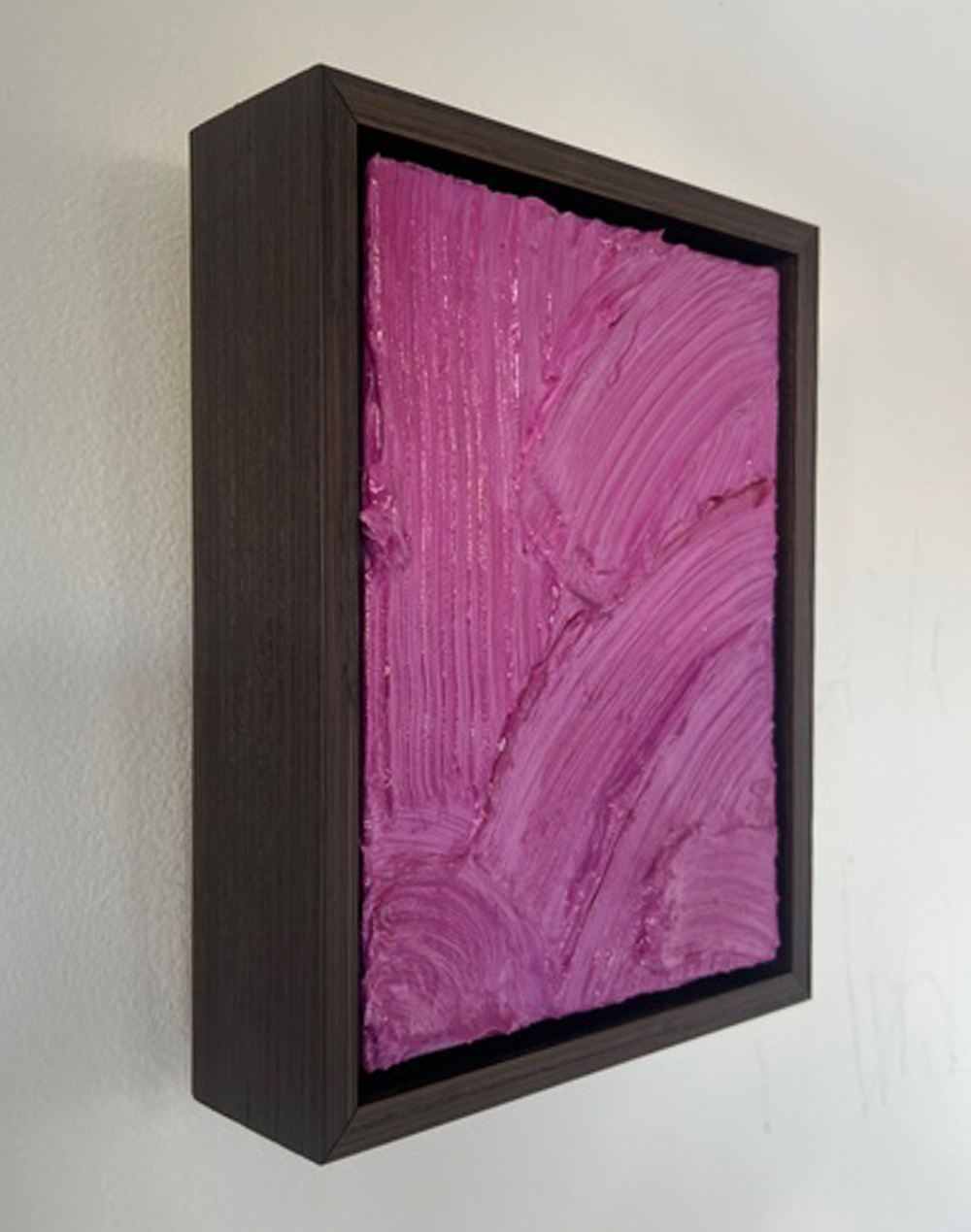 Acrylic and acrylic mediums on canvas panel painting Hannah Jane Swish