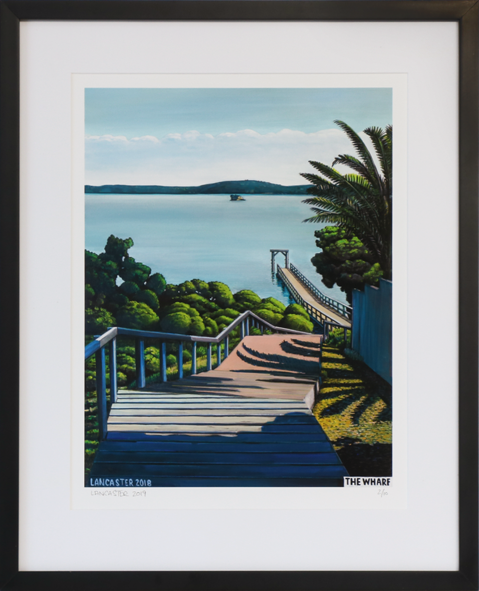 The Wharf limited edition print, Framed, Josh Lancaster