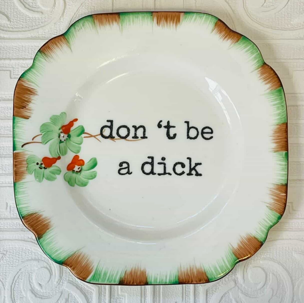 Blossom | Philina Den Dulk | Turua Gallery | Don't Be A Dick Series | Plates