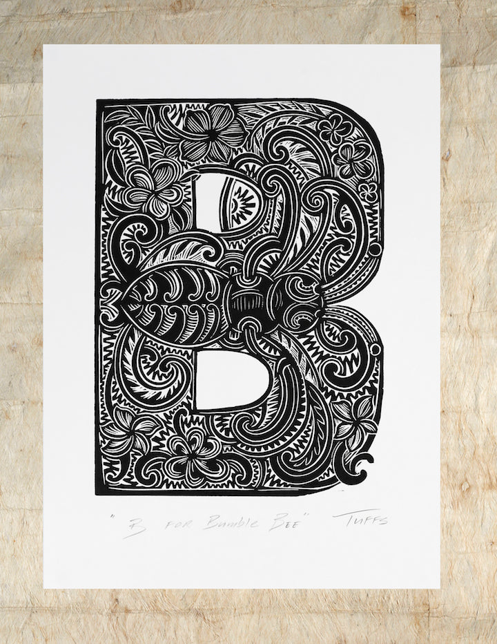 B for Bumble Bee (Enviro Series)  | Michel Tuffery