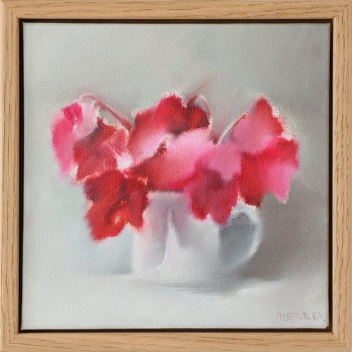 Bougainvillea In Enamel Mug | Margaret Emsley