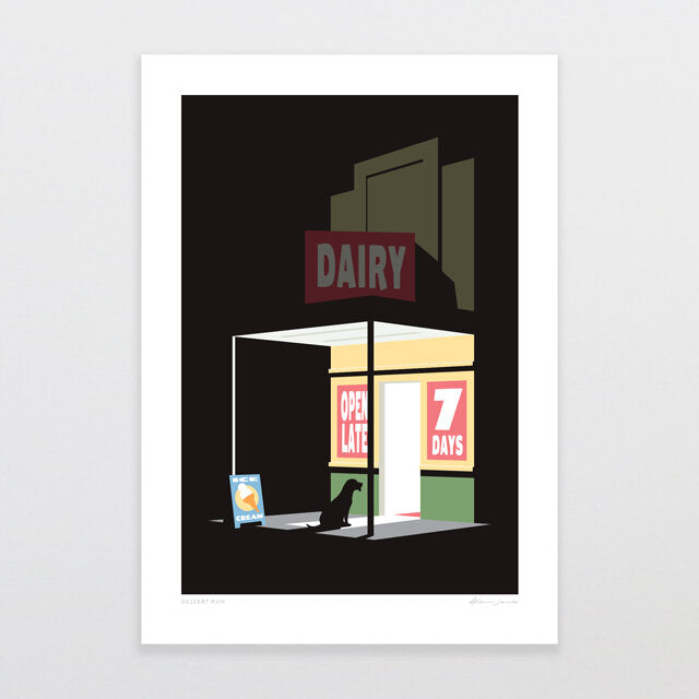 Dessert Run Art Print | Glenn Jones