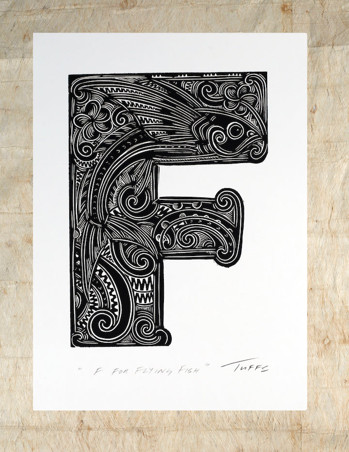 F for Flying Fish (Enviro Series) | Michel Tuffery