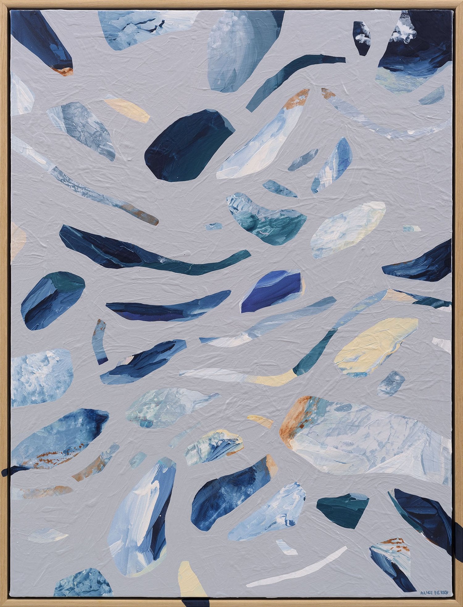 Uncut Gem Fig.36 Blue Lace Agate by Alice Berry