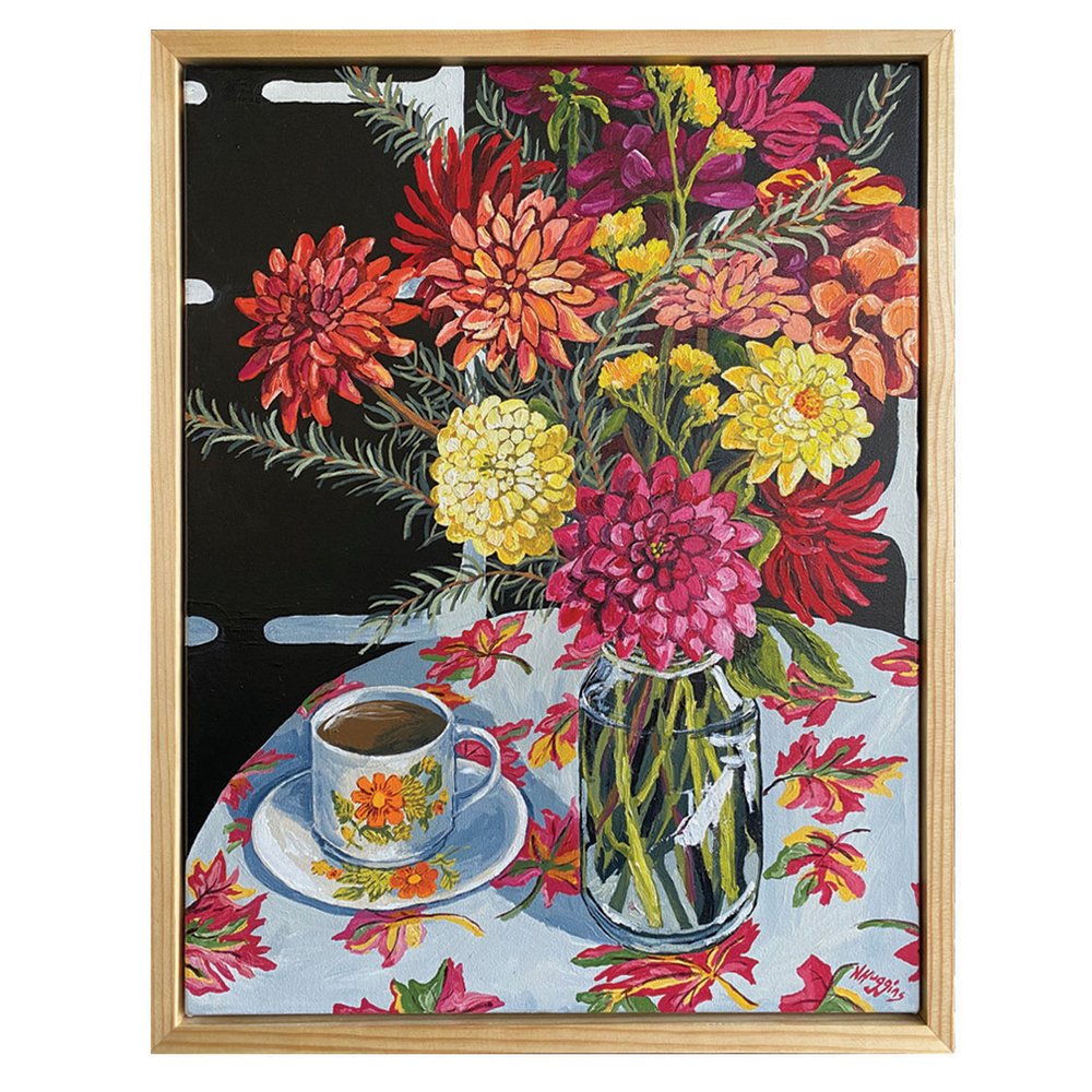 For The Love Of Dahlias II | Narelle Huggins