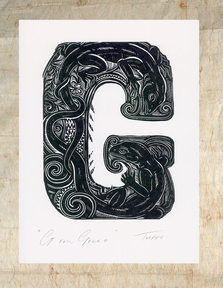 G for Gecko (Enviro Series) | Michel Tuffery
