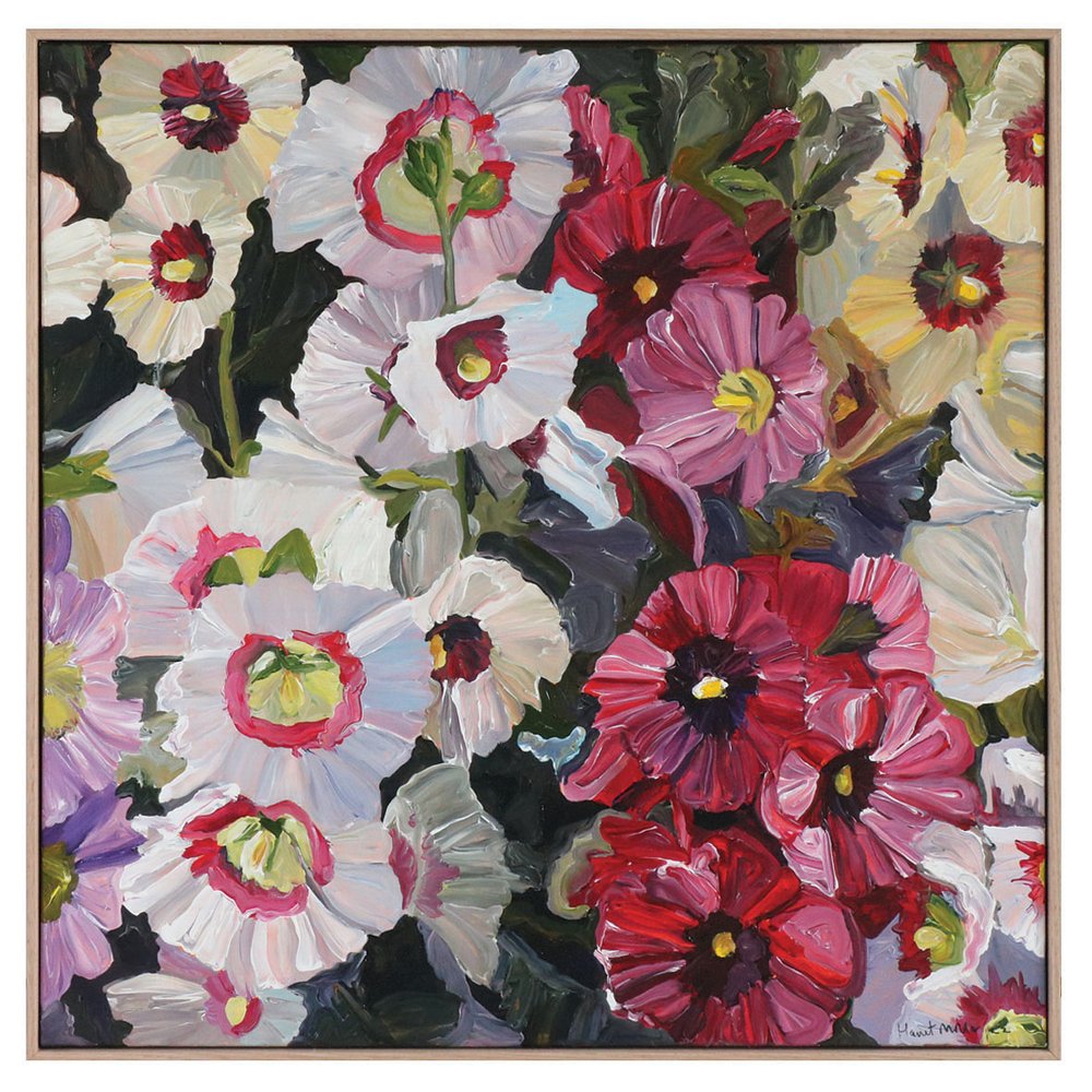 Hollyhocks | Harriet Millar