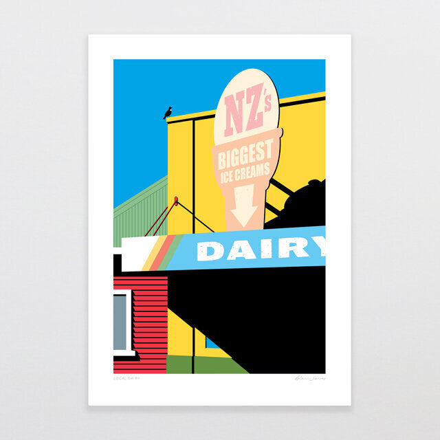 Local Dairy Art Print | Glenn Jones