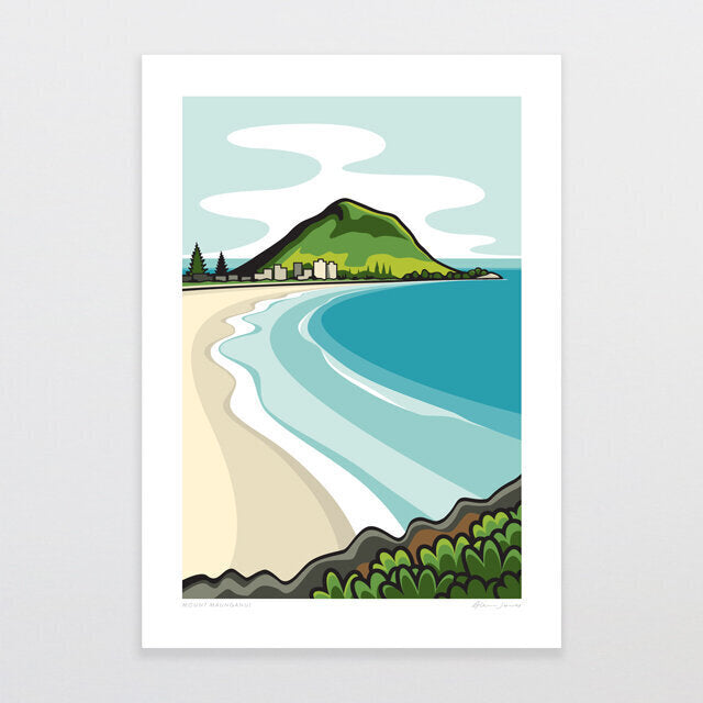 Mount Maunganui Art Print | Glenn Jones