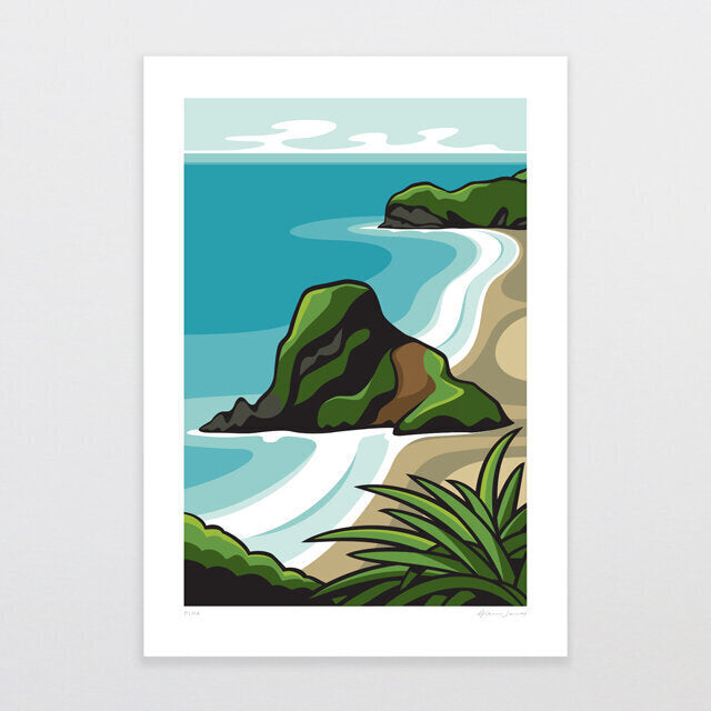 Piha Art Print | Glenn Jones