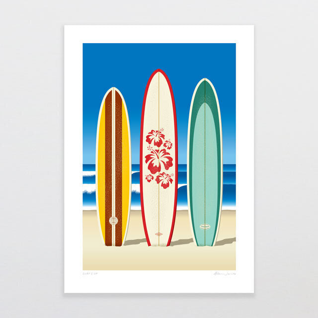 Surf’s Up Art Print | Glenn Jones