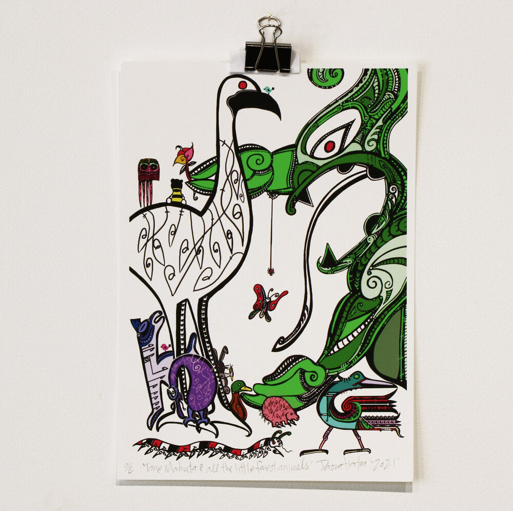Tane Mahuta & All The Little Forest Animals, 2021 | Paora Tiatoa