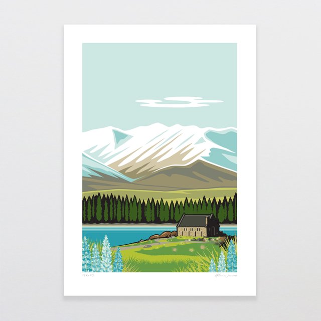 Tekapo Art Print | Glenn Jones