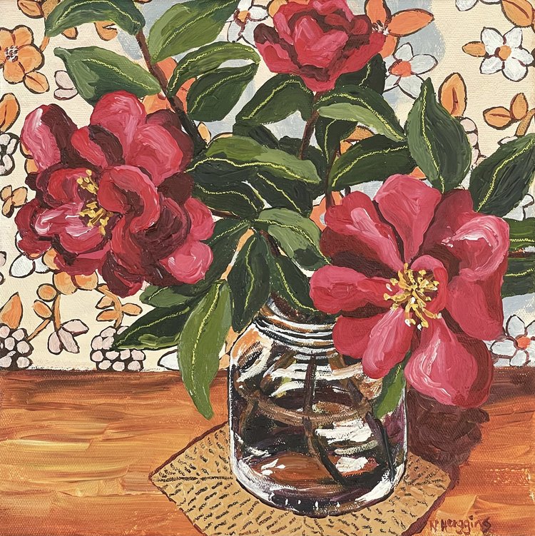 Tiny Pink Camelia | Narelle Huggins