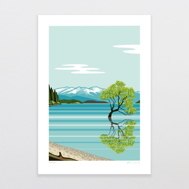 Wanaka Art Print | Glenn Jones